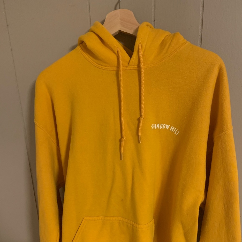 shadow hill yellow hoodie